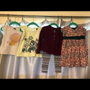 Tea Dress Shirts + Outfit 18-24M Girls Gently Used